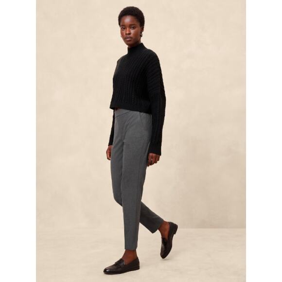 NWT Banana Republic Factory Grey Hayden Pants Size 10 - Picture 1 of 8